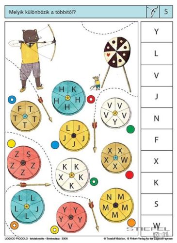 LOGICO Piccolo feladatkártyák Iskolakezdés: Betűvadász