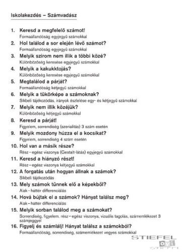 LOGICO Piccolo feladatkártyák Iskolakezdés: Számvadász