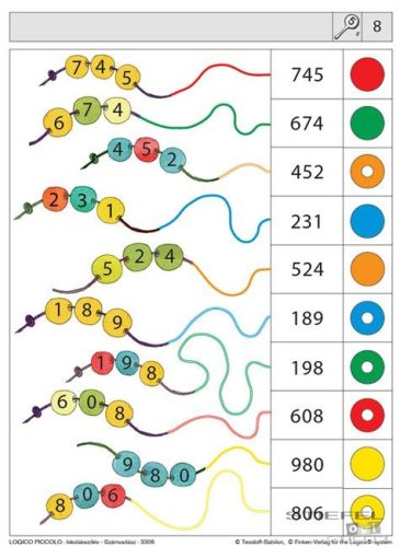 LOGICO Piccolo feladatkártyák Iskolakezdés: Számvadász