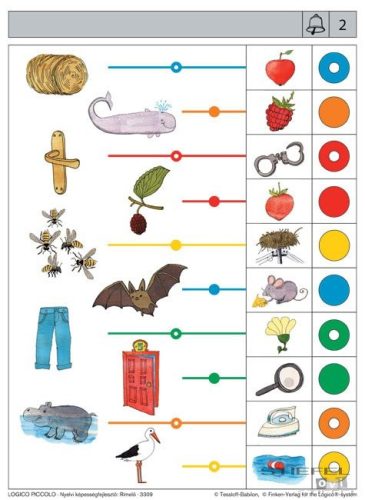 LOGICO Piccolo feladatkártyák Nyelvi képességfejlesztő: Rímelő
