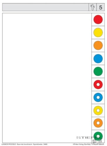 LOGICO Piccolo feladatkártyák Szem-kéz koordináció: Nyomkövetés