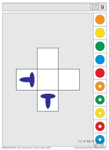 LOGICO Piccolo feladatkártyák Szem-kéz koordináció: Alakzatok