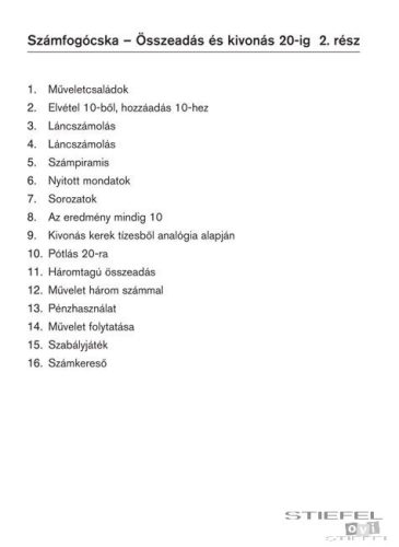 LOGICO Piccolo feladatkártyák Számfogócska: Összeadás és kivonás 20-ig 2. rész