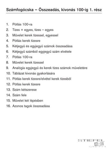 LOGICO Piccolo feladatkártyák Számfogócska: Összeadás és kivonás 100-ig 1. rész