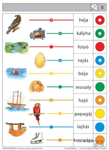 LOGICO Piccolo feladatkártyák Betűfogócska: Komplex anyanyelvi gyakorló