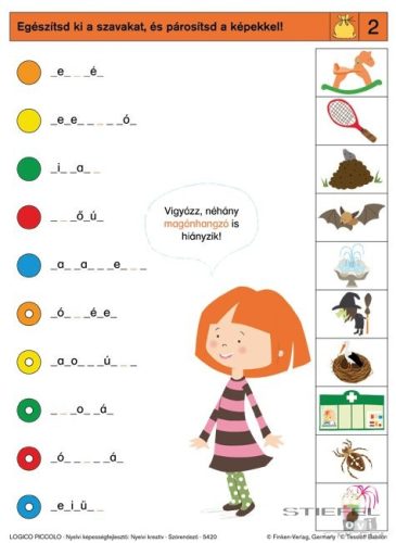 LOGICO Piccolo feladatkártyák Nyelvi képességfejlesztő: Nyelvi kreatív - Szórendező