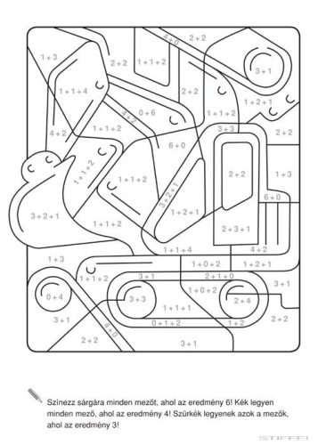 Matek színező – Számolás 10-ig