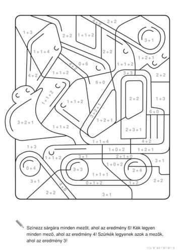 Matek színező – Számolás 10-ig
