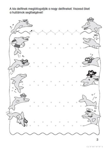 Vonalhúzó gyakorlatok – Írás-előkészítés