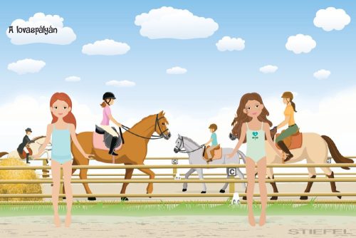 Matricás öltöztetőbabák – Lovaglás