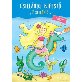 Csillámos kifestő – Sellők