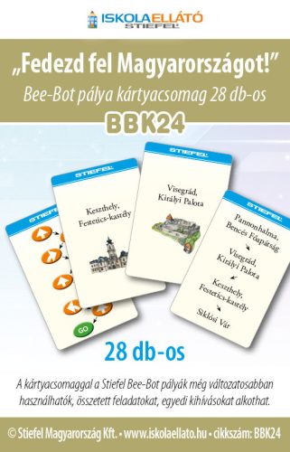 "Fedezd fel Magyarországot!" Bee-Bot gyakorlópálya kiegészítő kártyacsomag