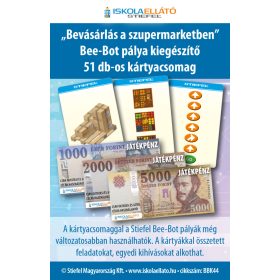   Bevásárlás a szupermarketben Bee-Bot gyakorlópálya kiegészítő kártyacsomag