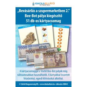   Bevásárlás a szupermarketben 2. Bee-Bot gyakorlópálya kiegészítő kártyacsomag