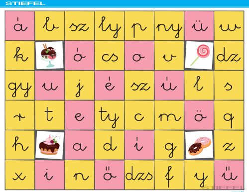 Bee-Bot 4 db gyakorlópálya, ABC csomag