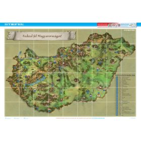   Bee-Bot gyakorlópálya, "Fedezd fel Magyarországot!"