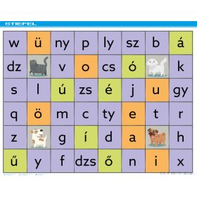 Bee-Bot gyakorlópálya, ABC nyomtatott kisbetűs