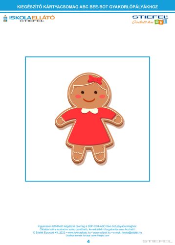 Bee-Bot gyakorlópálya, ABC nyomtatott nagybetűs