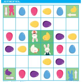 Bee-Bot Gyakorlópálya, Húsvéti társas kaland (4 fős)