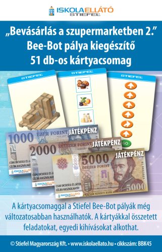 Bee-Bot Gyakorlópálya, Bevásárlás a szupermarketben 2. + kártyacsomag
