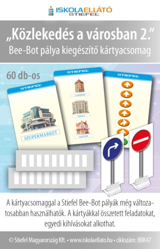 Bee-Bot gyakorlópálya, Közlekedés a városban 2. (kártyacsomaggal variálható pálya)