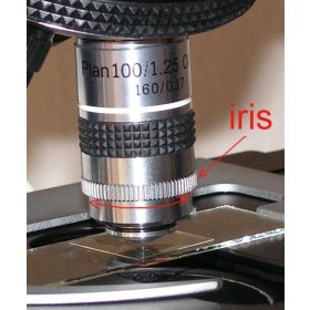 BTC 100x planobjektív íriszblendével, 160 mm