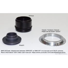   Lacerta Fotoadapter-szett BIM105T/BIM135T fototubusról DSLR kamerába