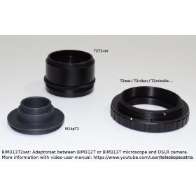   Lacerta Fotoadapter-szett BIM312T/BIM313T fototubusról DSLR kamerába
