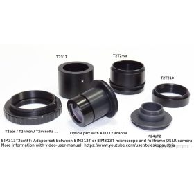   Lacerta Fotoadapter-szett BIM312T/BIM313T Full-frame DSLR kamerához