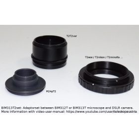   Lacerta Fotoadapter-szett BIM312T/BIM313T fototubusról DSLR kamerába