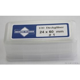 BTC Preparátum fedőlap, EU, 24x60 mm, 100 db