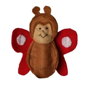 Piros pillangó ujjbáb