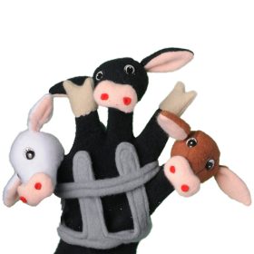 Három boci ötujjas báb