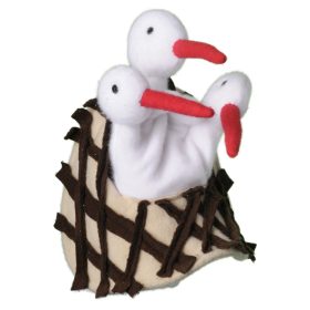 Gólyafészek ötujjas báb