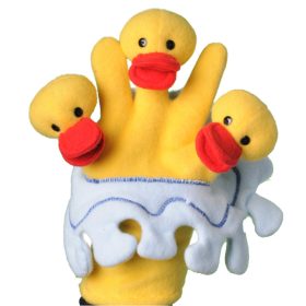 Kacsák a tavon ötujjas báb