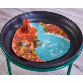 3D Filc Vulkán Szőnyeg  