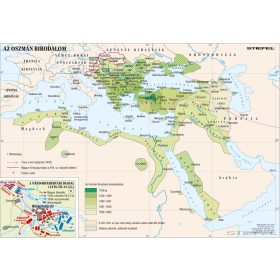  Az Oszmán Birodalom (140 x 100 cm) iskolai történelmi falitérkép