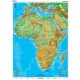 Afrika domborzati térkép ( 120 x 160 cm)