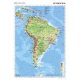 Dél-Amerika domborzata (120 x 160 cm)
