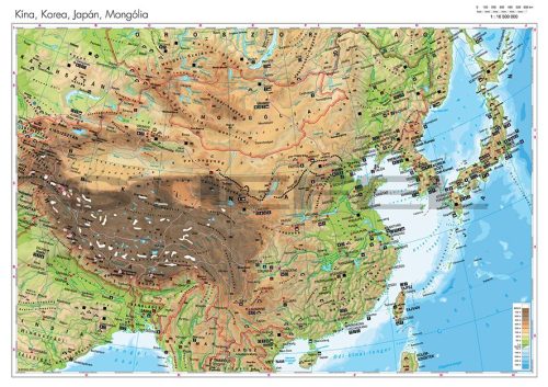 Kína, Korea, Japán, Mongólia domborzata