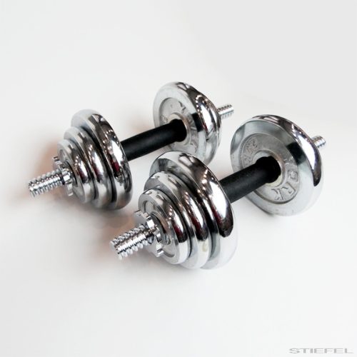 Súlyzó készlet gumi felülettel