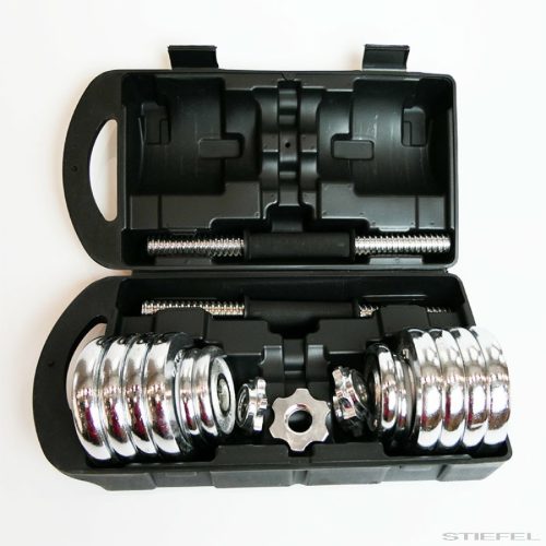 Súlyzó készlet gumi felülettel