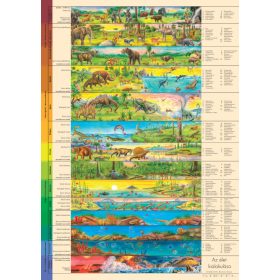 Az élet kialakulása (100 x 140 cm) iskolás oktatótabló