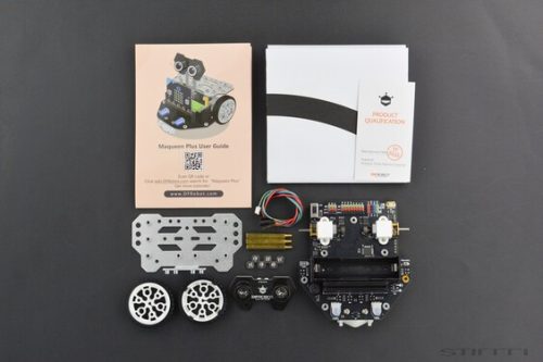 micro:Maqueen Plus programozható robot micro:bit mikrovezérlőhöz
