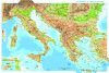 Az Appennini- és a Balkán-félsziget + vaktérkép DUO