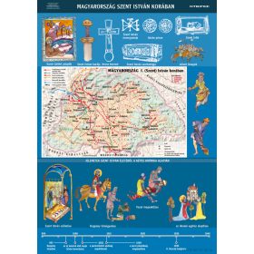  Magyarország Szent István korában, iskolai történelmi oktatótabló
