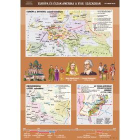   Európa és Észak-Amerika a XVIII. században, iskolai történelmi oktatótabló