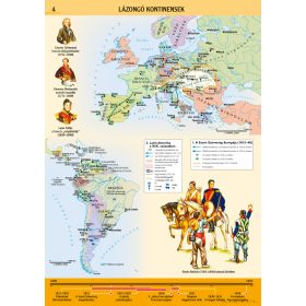 Lázongó kontinensek, iskolai történelmi oktatótabló