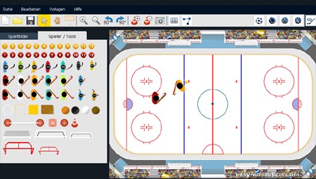 easy Sport Graphics szoftver- jégkorong