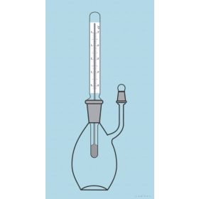 Piknométer hőmérővel, többféle méretben